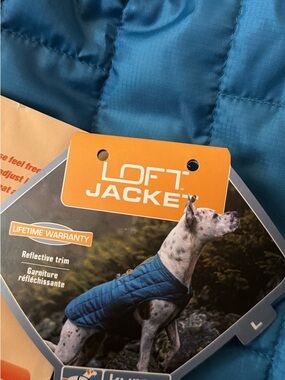 Kurgo Kids Quilted Teal Blue Jacket